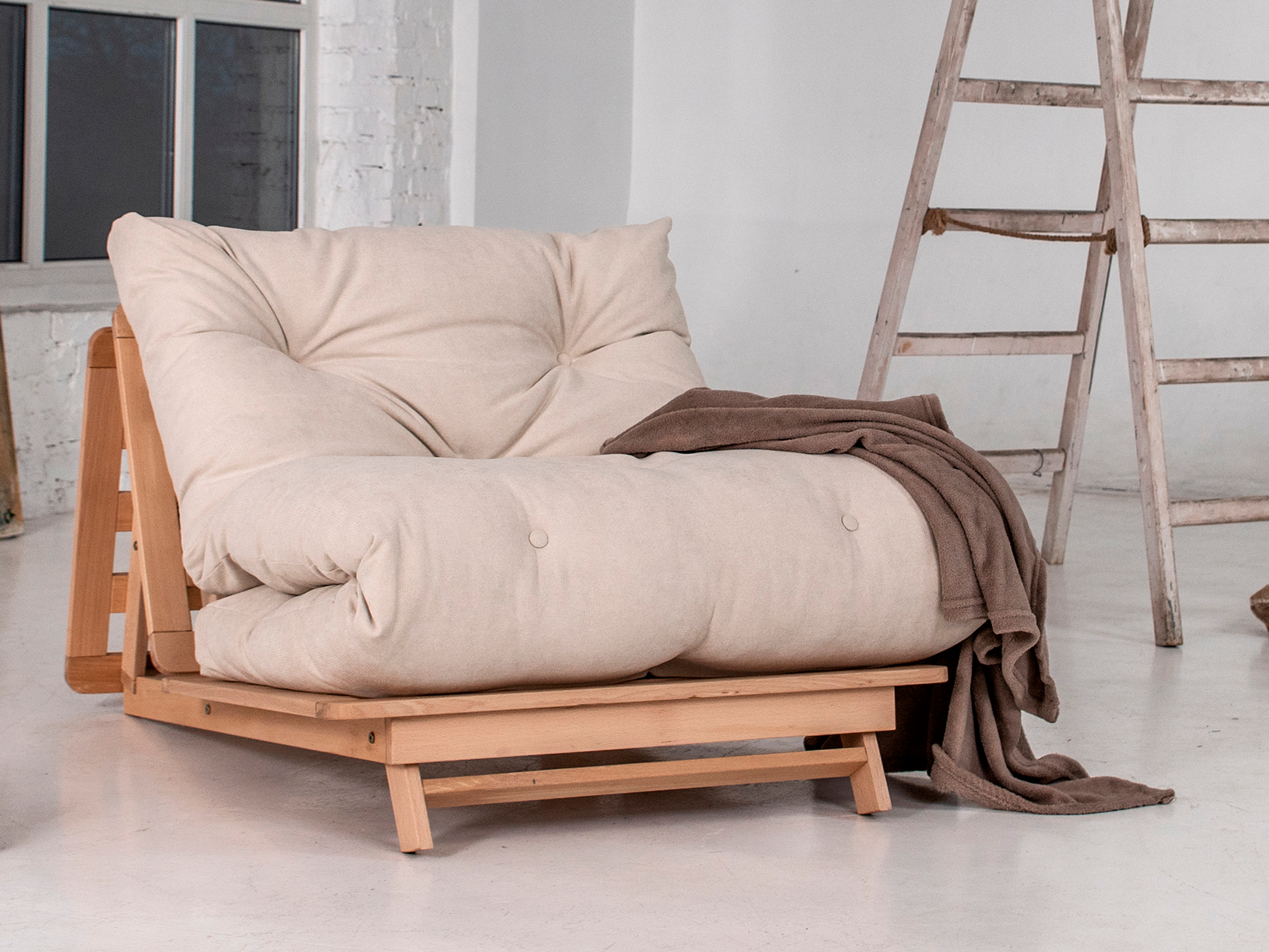 Canapé 1 place brut EKONO