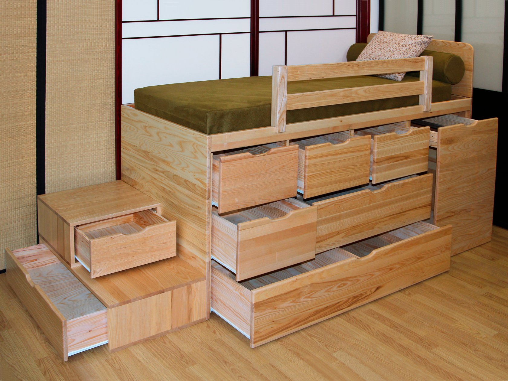 Lit tiroir MASSAKO 1000