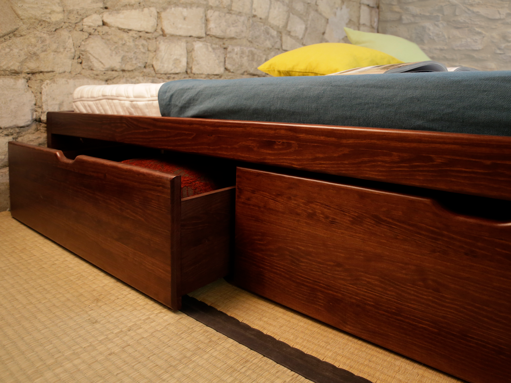 Lit tiroir MASSAKO 400