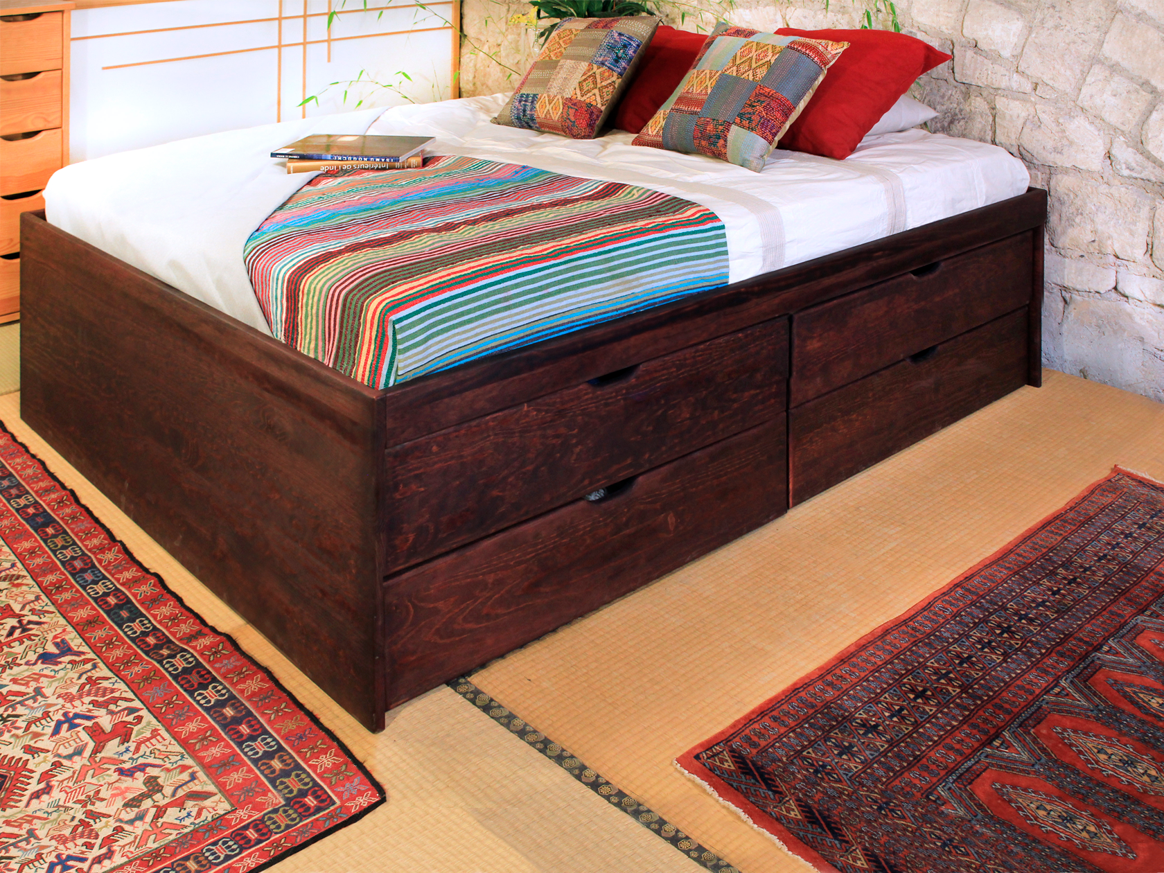 Lit tiroir MASSAKO 550