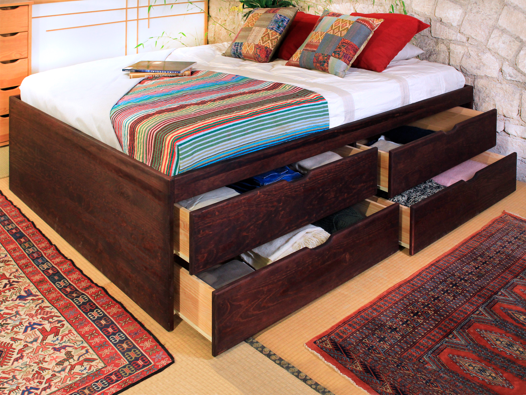 Lit tiroir MASSAKO 550