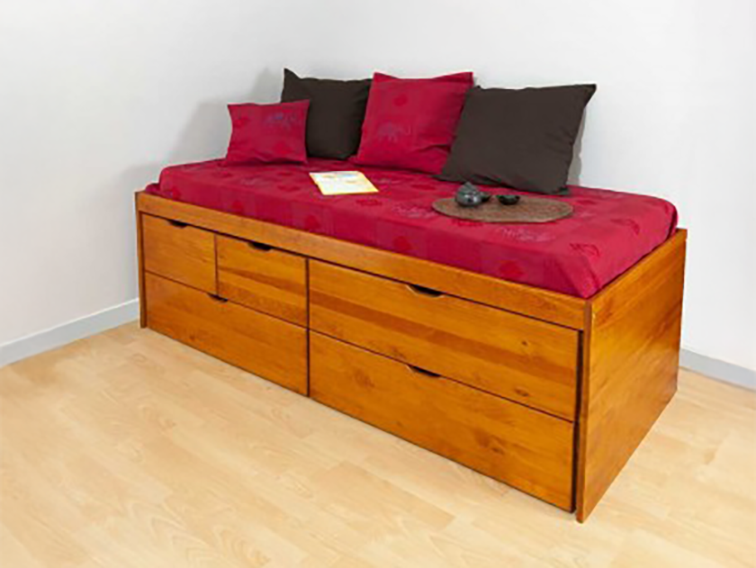 Lit tiroirs MASSAKO 690