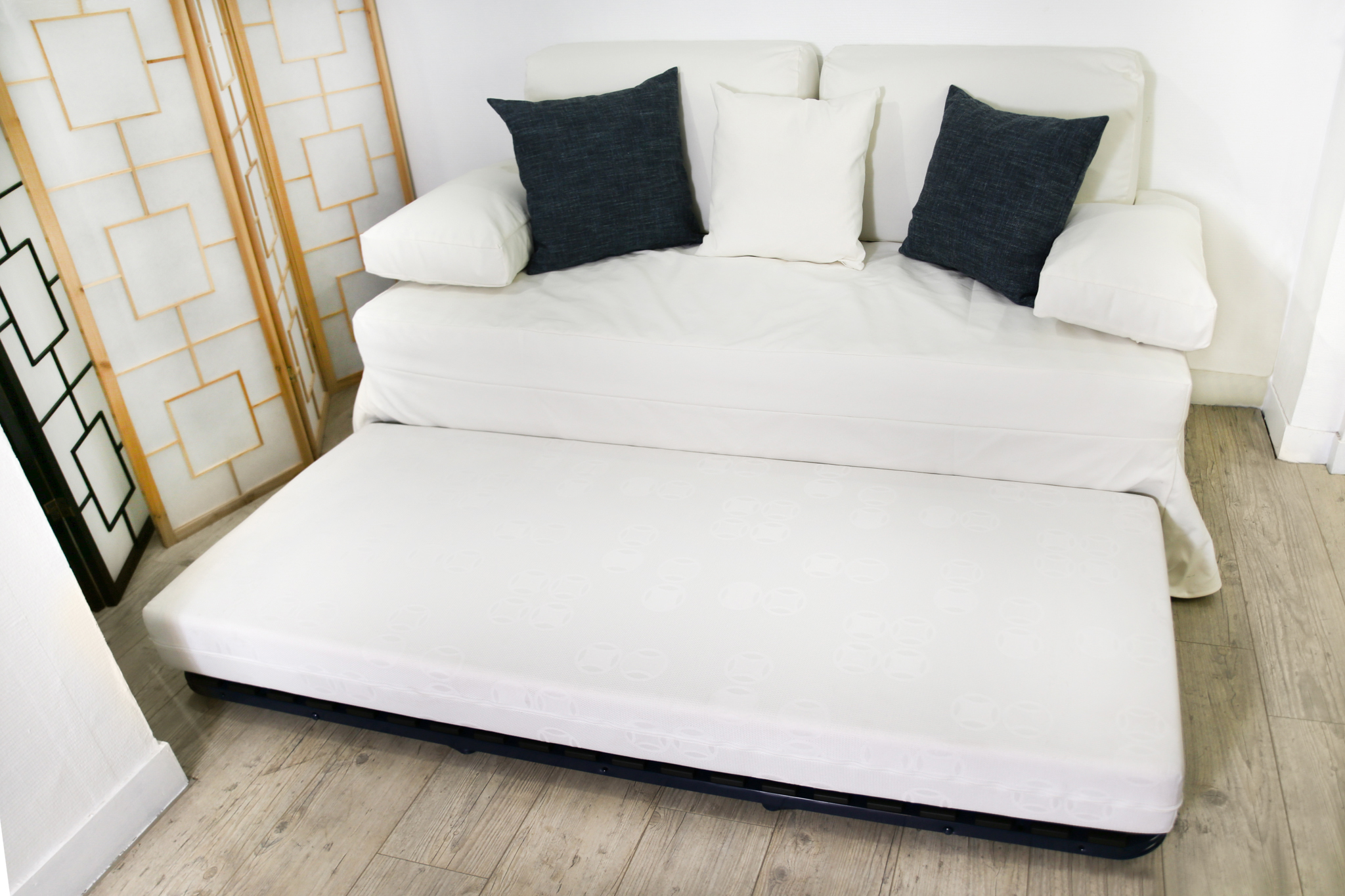 Canapé tiroir TESSUTI tissu confort