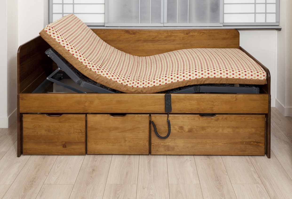 Lit tiroirs MASSAKO électrique