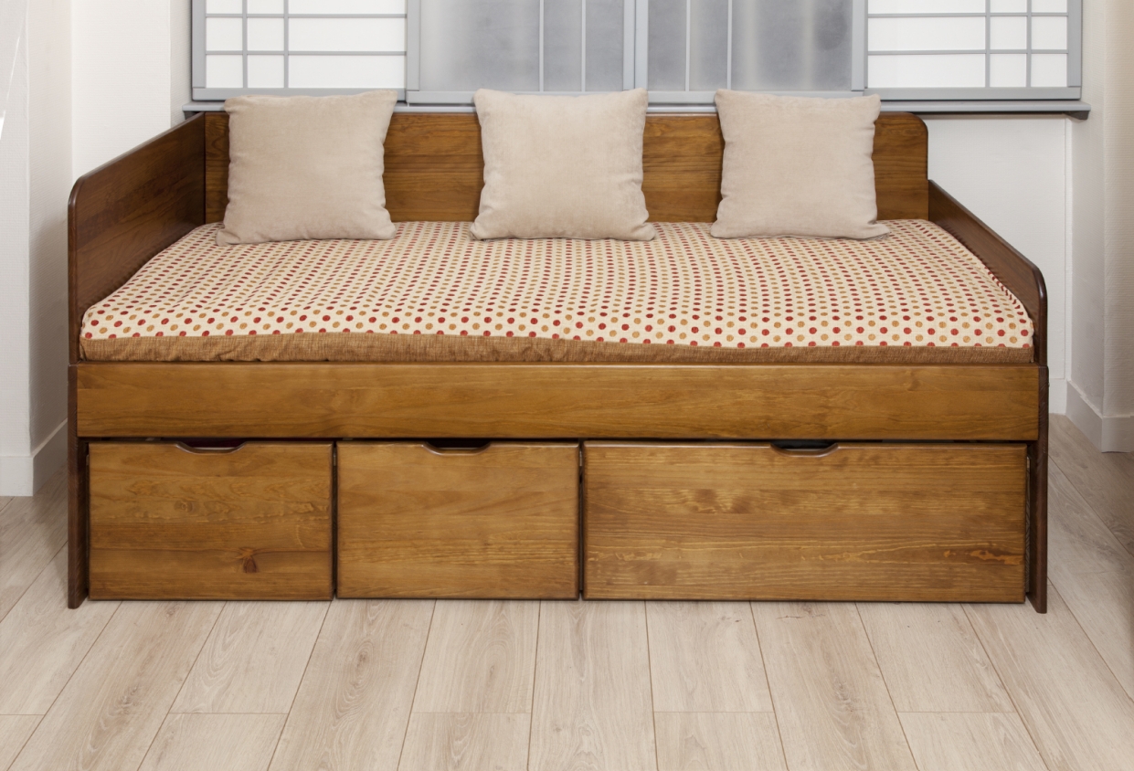 Lit tiroirs MASSAKO électrique