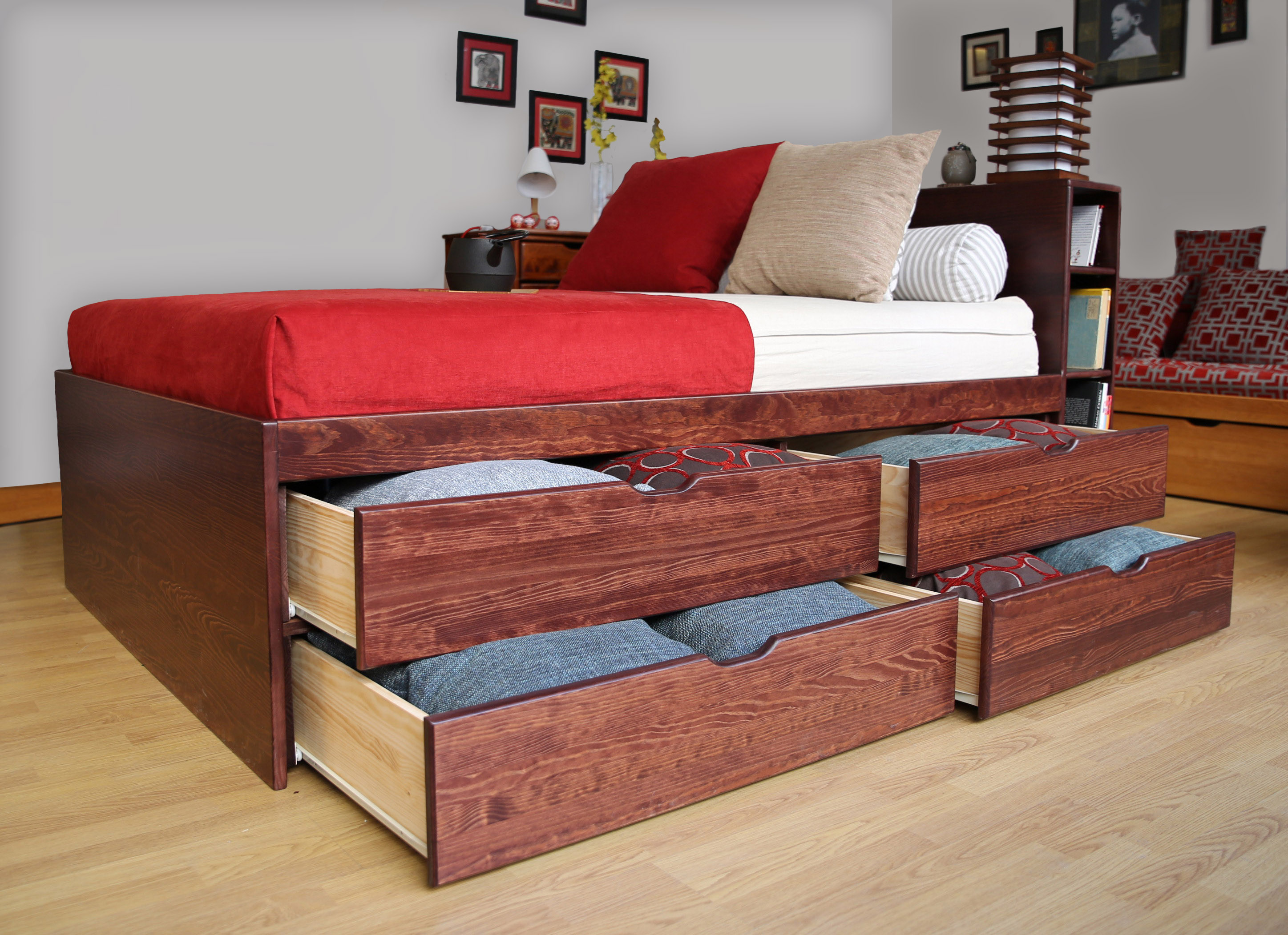 Lit Tiroir MASSAKO 550 - Espace et Mieux-Être