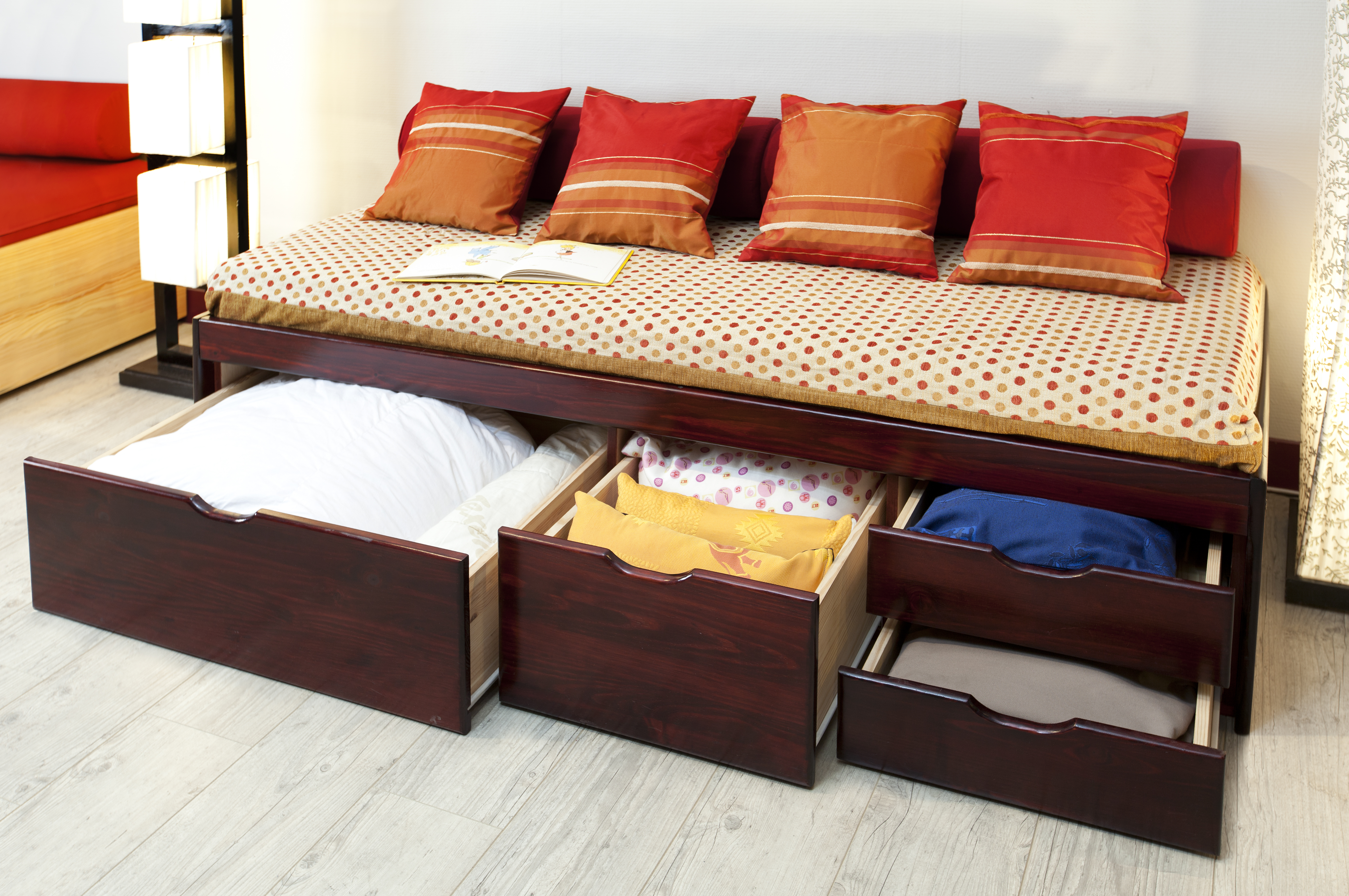 Lit tiroirs MASSAKO 400