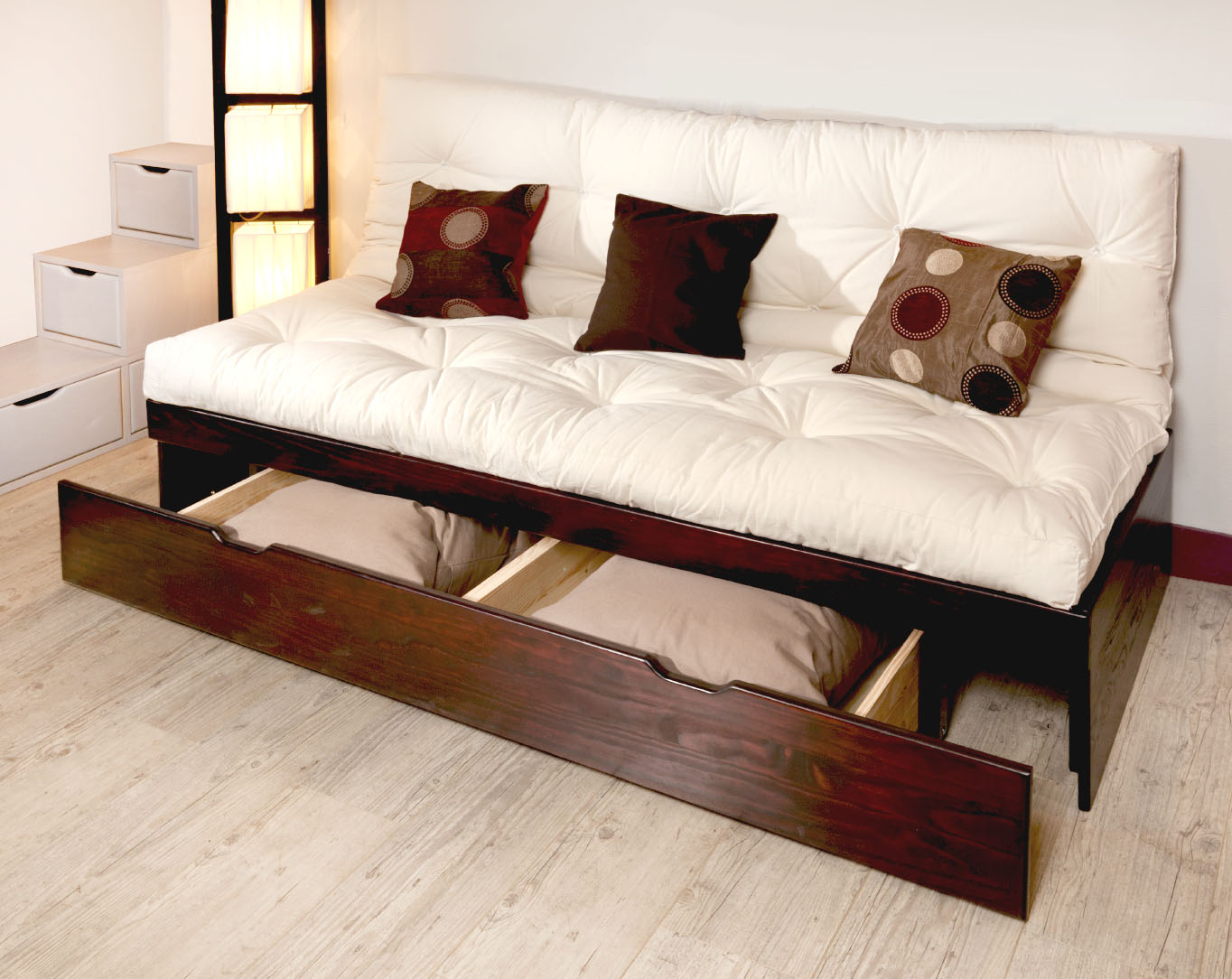 Canapé lit tiroirs NAGANO